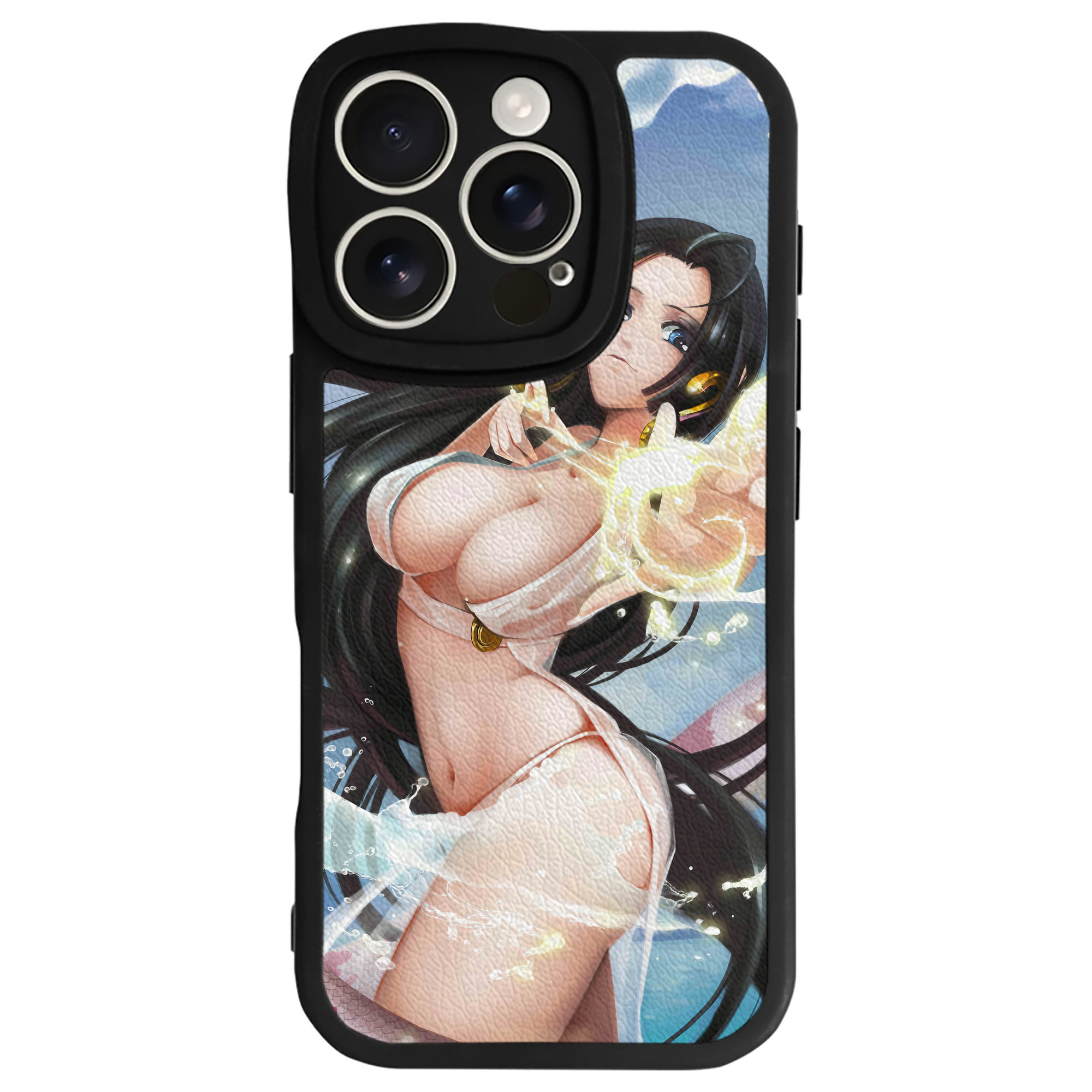 （画像用） ワンピース ONE PIECE 【iPhone 16シリーズ対応】シリコンスマホケース（レザー調） 材質：シリコン